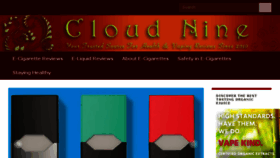 What Cloudnineecigreviews.com website looked like in 2018 (5 years ago)
