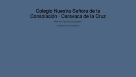 What Consolacioncaravaca.es website looked like in 2018 (5 years ago)
