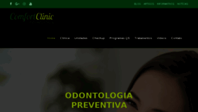 What Comfortclinic.com.br website looked like in 2018 (5 years ago)