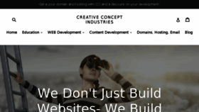 What Creativeconceptindustries.com website looked like in 2018 (5 years ago)