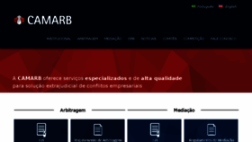 What Camarb.com.br website looked like in 2018 (5 years ago)
