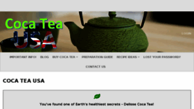 What Cocateausa.com website looked like in 2018 (5 years ago)