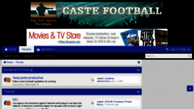 What Castefootball.us website looked like in 2018 (5 years ago)