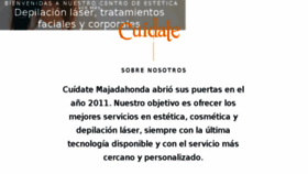 What Cuidatemajadahonda.com website looked like in 2018 (5 years ago)