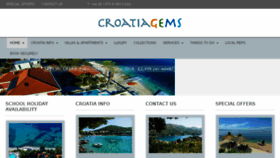 What Croatiagems.com website looked like in 2018 (5 years ago)