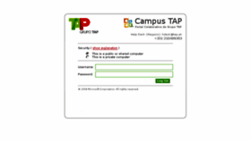 What Campus-pga.tap.pt website looked like in 2018 (5 years ago)