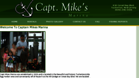 What Captmikesmarina.com website looked like in 2018 (5 years ago)