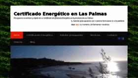 What Certificadoenergeticoenlaspalmas.com website looked like in 2018 (5 years ago)