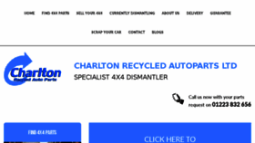 What Charltonautoparts.co.uk website looked like in 2018 (5 years ago)
