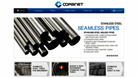What Corsnet.com website looked like in 2018 (5 years ago)