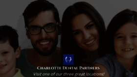 What Charlottedentalpartners.com website looked like in 2018 (5 years ago)