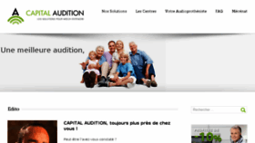 What Capital-audition.fr website looked like in 2018 (5 years ago)