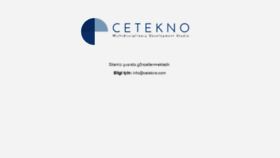 What Cetekno.com website looked like in 2018 (5 years ago)