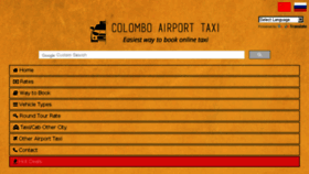 What Colomboairporttaxi.info website looked like in 2018 (5 years ago)