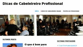What Cabeleireiroprofissional.com.br website looked like in 2018 (5 years ago)