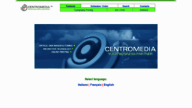 What Centromedia.com website looked like in 2018 (5 years ago)