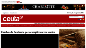 What Ceutatv.com website looked like in 2018 (5 years ago)