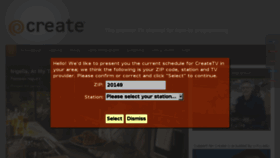 What Createtv.tv website looked like in 2018 (8 years ago)