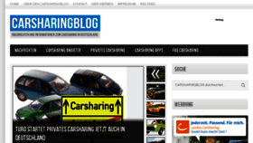 What Carsharing-blog.de website looked like in 2018 (5 years ago)