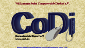 What Codi.de website looked like in 2018 (5 years ago)
