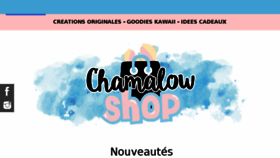 What Chamalow-shop.com website looked like in 2018 (5 years ago)