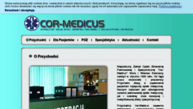 What Cormedicus.pl website looked like in 2018 (5 years ago)