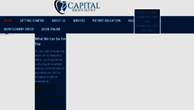 What Capitaldentistry.com website looked like in 2018 (5 years ago)