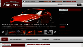 What Car-tek.co.uk website looked like in 2018 (5 years ago)