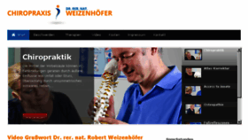 What Chiropraxis-weizenhoefer.de website looked like in 2018 (5 years ago)