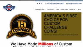 What Coinforce.com website looked like in 2018 (5 years ago)
