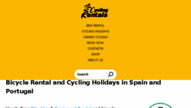 What Cycling-rentals.com website looked like in 2018 (5 years ago)