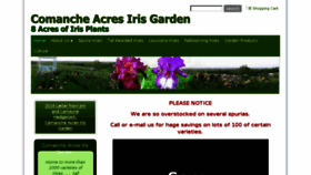 What Comancheacresiris.com website looked like in 2018 (5 years ago)