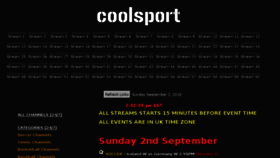 What Coolsport.biz website looked like in 2018 (5 years ago)