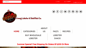 What Crazylobstershellfish.com website looked like in 2018 (5 years ago)