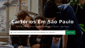 What Cartorioemsaopaulo.com.br website looked like in 2018 (5 years ago)