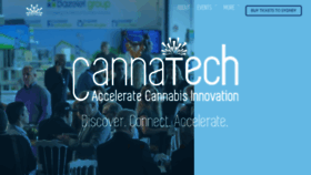 What Canna-tech.co website looked like in 2018 (5 years ago)
