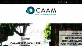 What Caamedia.org website looked like in 2018 (5 years ago)