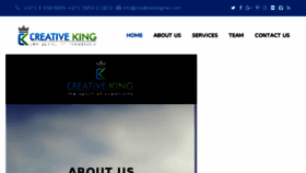 What Creativekingme.com website looked like in 2018 (5 years ago)