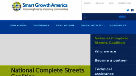What Completestreets.org website looked like in 2018 (5 years ago)