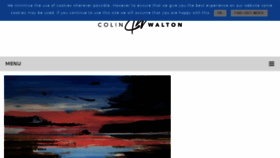 What Colinwaltonart.com website looked like in 2018 (5 years ago)
