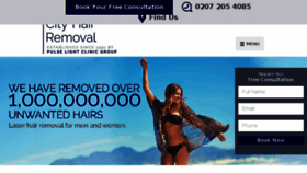 What Cityhairremoval.com website looked like in 2018 (5 years ago)