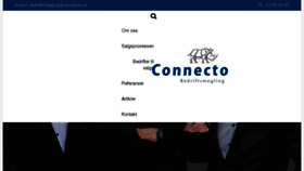 What Connecto.no website looked like in 2018 (5 years ago)