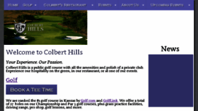What Colberthills.com website looked like in 2018 (5 years ago)