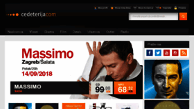 What Cedeterija.com website looked like in 2018 (5 years ago)