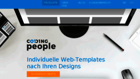What Codingpeople.com website looked like in 2018 (5 years ago)