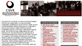What Csvr.org.za website looked like in 2018 (5 years ago)