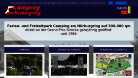 What Camping-am-nuerburgring.de website looked like in 2018 (5 years ago)