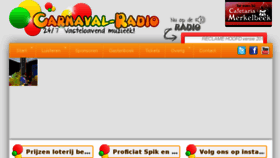 What Carnaval-radio.nl website looked like in 2018 (5 years ago)