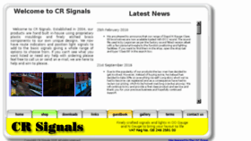 What Crsignals.com website looked like in 2018 (5 years ago)