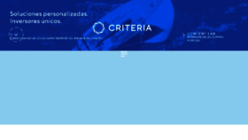 What Criterialatam.com website looked like in 2018 (5 years ago)